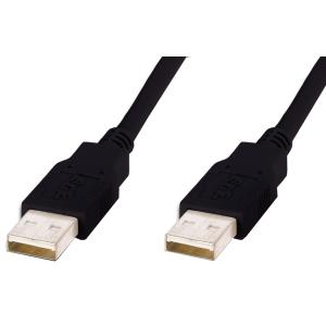 USB 2.0 Anschlusskabel, USB-A - USB-A Stecker, 1, 0 m DIGITUS AK-300100-010-S (4016032282549)