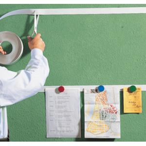 Magnethaftleiste, 50 mm x 1 m, selbstklebend, weiß FRANKEN ST1601 (4016946208055)