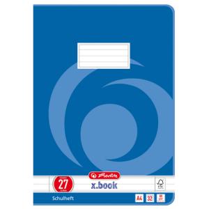 Schulheft x.book, DIN A4, Lineatur 27 / liniert herlitz 300004206 (4008110340272)