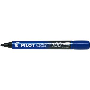 Permanent-Marker 100, Rundspitze, rot PILOT 511103 (4902505511103)