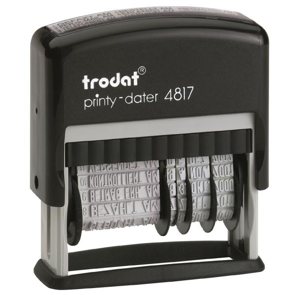 Stempel Printy Wortband mit Datum TRODAT 4817 (0092399791539)