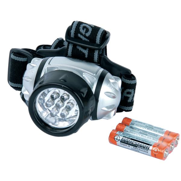 LED-Stirnlampe, schwenkbar, mit 7 LEDs BRÜDER MANNESMANN M30640 (4003315710189)