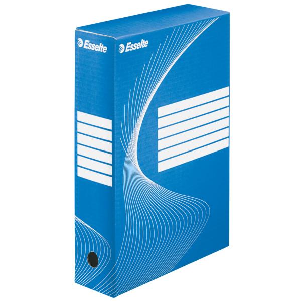 Archiv-Schachtel DIN A4, Rückenbreite 10 cm blau Esselte 128421 (5902812336634)