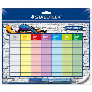 Stundenplan-Set Lumocolor correctable, DIN A4 STAEDTLER 641 SP2 (4007817015797)