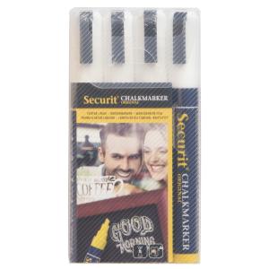 Kreidemarker ORIGINAL MEDIUM, 4er Etui Securit SMA510-V4-WT (8718226491183)