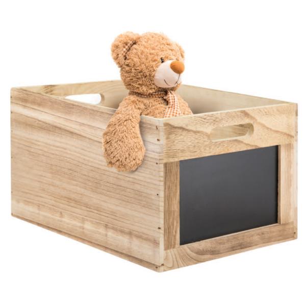 Holzbox TABLECADDY, mit 2 Kreidetafelflächen Securit CR-CB (8719075285527)