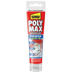 Montagekleber POLYMAX POWER ENDFEST, transparent, 300 g UHU 47855 (4026700478556)
