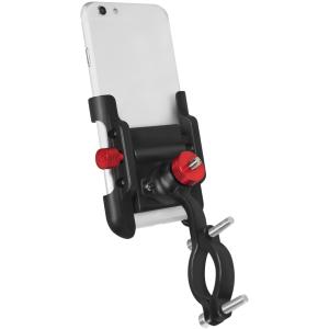 Fahrrad-Smartphonehalterung, gerade, schwarz/ rot LogiLink AA0148 (4052792064117)