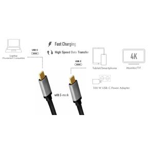 USB 3.2 Kabel, USB-C Stecker - USB-C Stecker, 1, 0 m LogiLink CUA0107 (4052792062274)