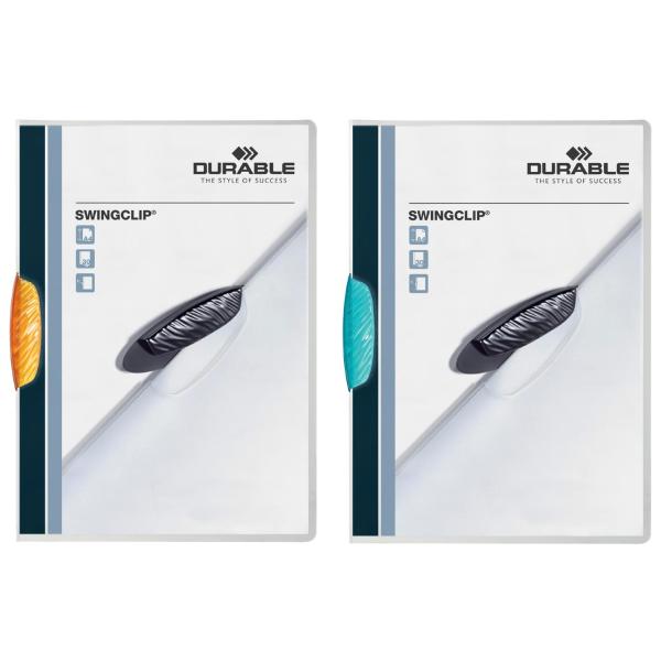 Klemmhefter SWINGCLIP, DIN A4, Clip gelb DURABLE 2260-04 (4005546205229)
