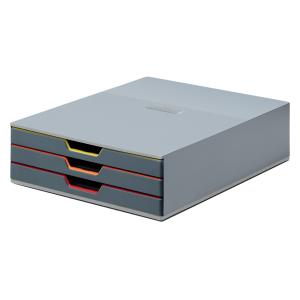 Schubladenbox 'VARICOLOR 3', mit 3 Schubladen DURABLE 760327 (4005546985602)