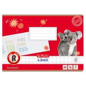Rechenheft x.book, DIN A5 quer, Lineatur R / kariert herlitz 100050835 (4008110045849)