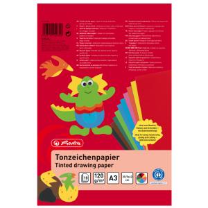 Tonpapierblock, 230 x 330 mm, Inhalt: 20 Blatt herlitz 300003876 (4008110229409)