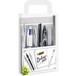 BIC Schreibset 'SILVER' mit Notizbuch, 8-teilig Bic 9576121 (3086123519305)