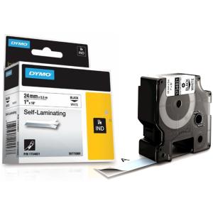 DYMO RHINO Vinyl-Schriftband schwarz/ weiß, 24 mm x 5, 5 m Dymo 1734821 (0071701202437)