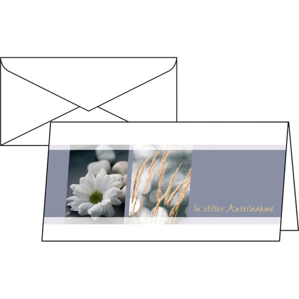 Trauerkarte 'Anteilnahme', DIN lang sigel DS208 (4004360866913)
