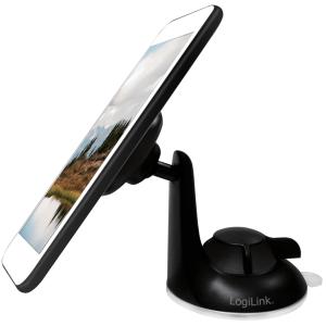 Smartphone-KFZ-Magnethalter, schwarz LogiLink AA0110 (4052792046397)