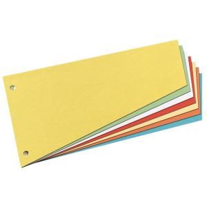 Trennstreifen, trapezförmig, Manila-Karton, weiß herlitz 300002741 (4008110311203)