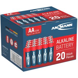 Alkaline Batterie 'RED', Mignon AA, 20er Blister ANSMANN 5015548 (4013674005482)