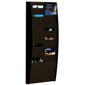 Wand-Sortiertafel, 50 Fächer, A4 hoch, grau PAPERFLOW A4V2x25.02 (3660141170177)