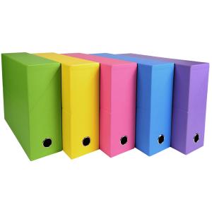 Archivbox SALSA, Karton, 90 mm, sortiert EXACOMPTA 89329E (3130630893295)