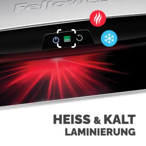 Laminiergerät Neptune 3, DIN A3, schwarz/ silber Fellowes 5721501 (0043859667772)