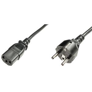 Schutzkontakt Stromkabel, 1, 2 m DIGITUS AK-440110-012-S (4016032315131)