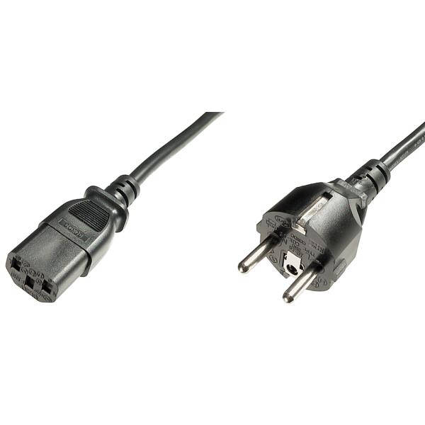 Schutzkontakt Stromkabel, 1, 2 m DIGITUS AK-440110-012-S (4016032315131)