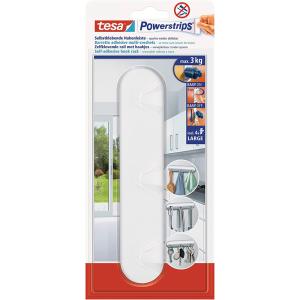 Powerstrips Hakenleiste, mit 3 Haken, weiß tesa 58094-00000-20 (4042448136107)