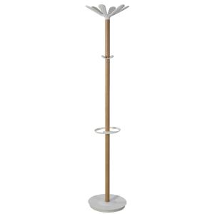 Garderobenständer 'NAHOW', Höhe: 1.750 mm, Buche / weiß ALBA PMNAHOW BC (3129710017126)