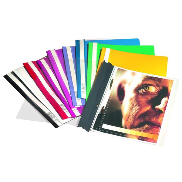 Schnellhefter, DIN A4, aus Hartfolie, schwarz DURABLE 2570-01 (4005546265001)