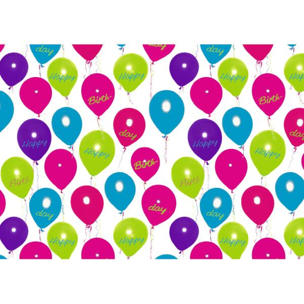 Geschenkpapier 'Happy Balloons', auf Rolle SUSY CARD 40028477 (4050498270689)