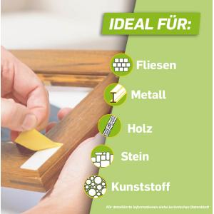 Montage Klebe-Strips, wieder ablösbar, gelb Pattex PXMS1 (4015000405065)