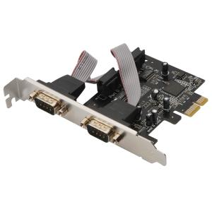 Serielle 16C950 PCI Express Karte, 2 Port DIGITUS DS-30000-1 (4016032309390)