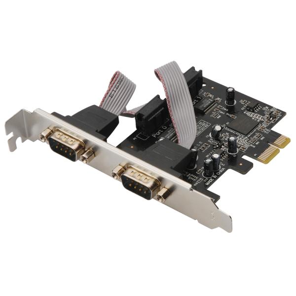 Serielle 16C950 PCI Express Karte, 2 Port DIGITUS DS-30000-1 (4016032309390)