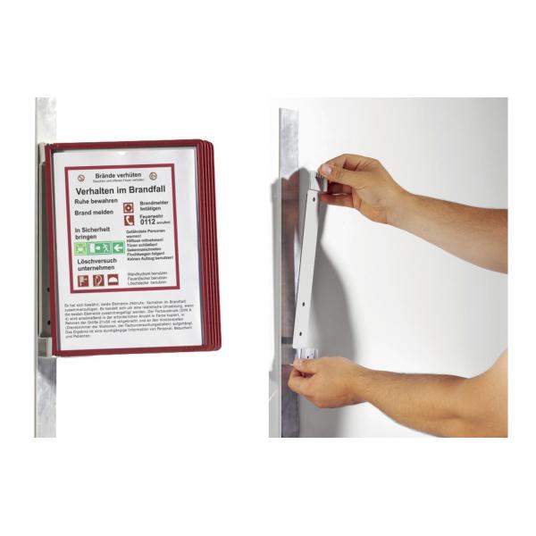 Sichttafelsystem VARIO MAGNET WALL 5 Set, dunkelblau DURABLE 591407 (4005546987613)