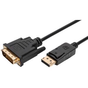 Adapterkabel, DP - DVI-D 24+1, 3, 0 m DIGITUS AK-340306-030-S (4016032328544)