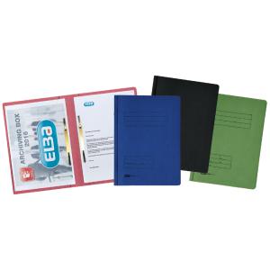 Doppelhefter, DIN A4, Manilakarton - 320 g/ qm, blau ELBA 100421220 (4002030231009)