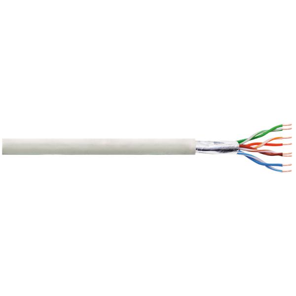 LogiLink Installationskabel, Kat. 5e, F/ UTP, 100 m, grau CPV001 (4260113563229)