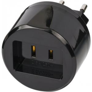Reisestecker USA / Eurostecker, schwarz brennenstuhl 1508500010 (4007123645848)