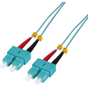 LogiLink LWL Patchkabel, SC-Duplex - SC-Duplex, OM3, 0, 5 m FP3SC00 (4052792028140)