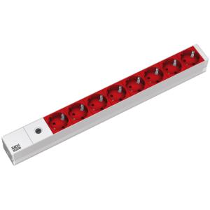 19' USV-Steckdosenleiste, 8-fach, 1 HE BACHMANN 333.410 (4016514014538)