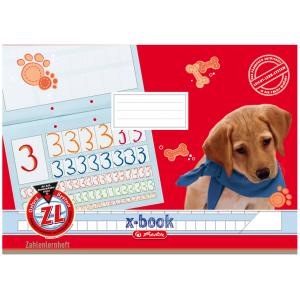 Zahlenlernheft, x.book, DIN A4 quer, Lineatur ZL herlitz 400151431 (4008110059457)