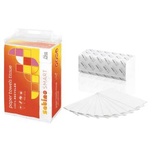 Handtuchpapier Smart, 240 x 230 mm, weiß satino by wepa 276490 (4000735550210)