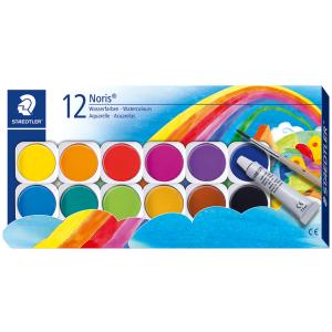 Deckfarbkasten Noris, 12 Farben STAEDTLER 888 NC12 (4007817888018)