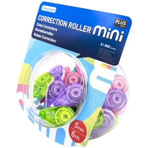 Korrekturroller Mini Pastel Candy Jar, 5 mm x 6 m PLUS JAPAN 51660 (4977564708856)