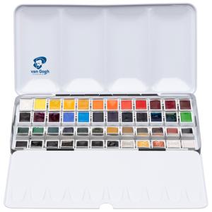ROYAL TALENS Aquarellfarbe Van Gogh, 48er Set im Metall-Etui Royal Talens 20838648 (8712079422875)