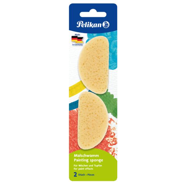 Malschwämme MS 2 B 2 Stück Blisterkarte PELIKAN 300008234 (4012700700988)
