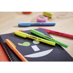Textmarker flash, 4er PP-Etui STABILO 555/4 (4006381131834)