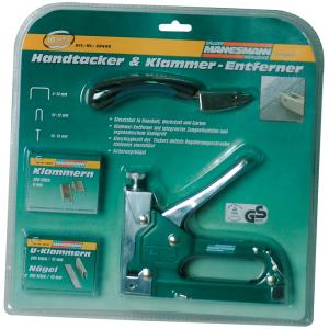 BRÜDER MANNESMANN Handtacker-Set, aus Stahl M48440 (4003315712626)